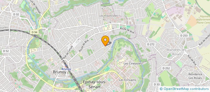 localisation de l'entreprise MONSIEUR JEAN-CHRISTOPHE HERBINET  BRUNOY