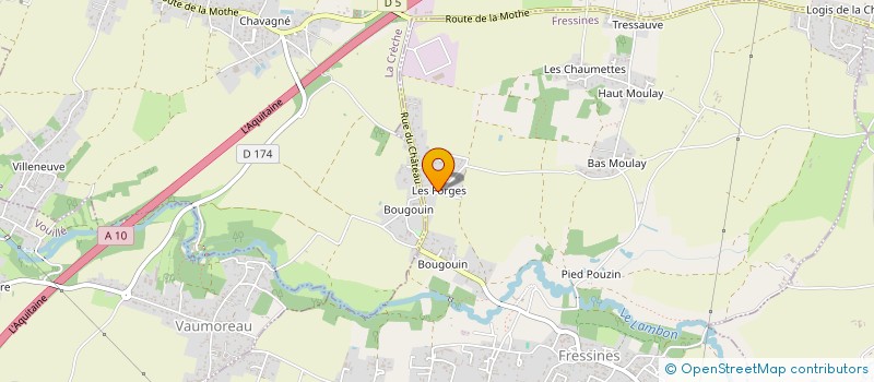 localisation de l'entreprise MONSIEUR JEAN-CHRISTOPHE HOARAU  FRESSINES