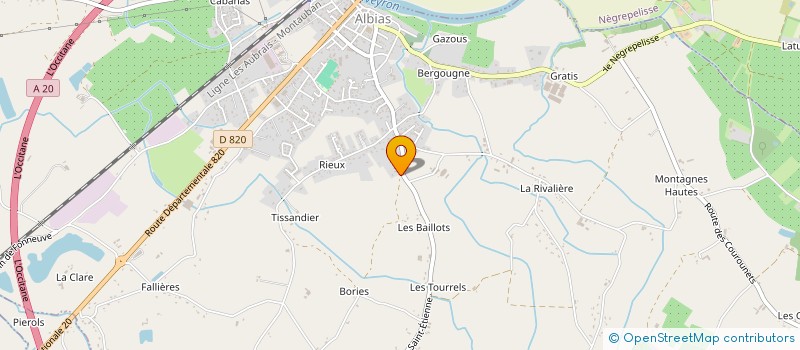 localisation de l'entreprise MONSIEUR JEAN-CHRISTOPHE HUC à ALBIAS