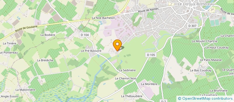 localisation de l'entreprise MONSIEUR JEAN-CHRISTOPHE JOUBIOUX  LE LOROUX-BOTTEREAU