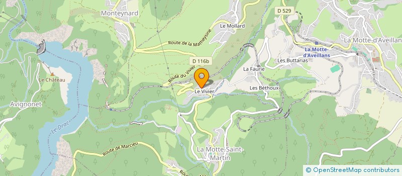 localisation de l'entreprise MONSIEUR JEAN-CHRISTOPHE JOUY à LA MOTTE-SAINT-MARTIN