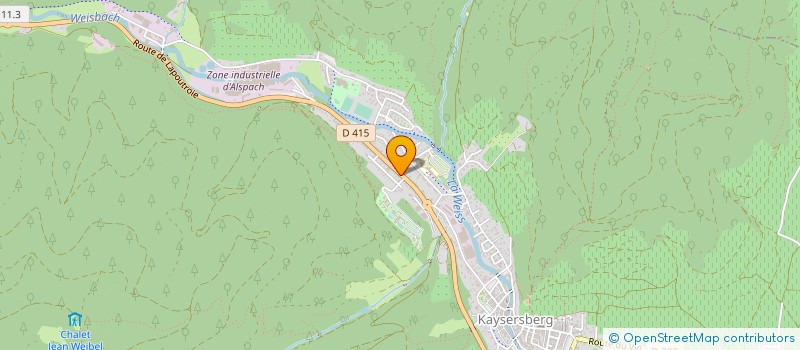 localisation de l'entreprise MONSIEUR JEAN-CHRISTOPHE KOSINSKI  KAYSERSBERG VIGNOBLE