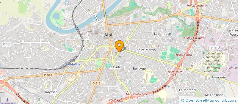 localisation de l'entreprise MONSIEUR JEAN-CHRISTOPHE LAFONT à ALBI