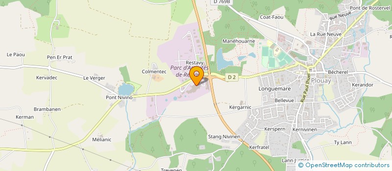 localisation de l'entreprise MONSIEUR JEAN-CHRISTOPHE LAFOSSE  CLEGUER