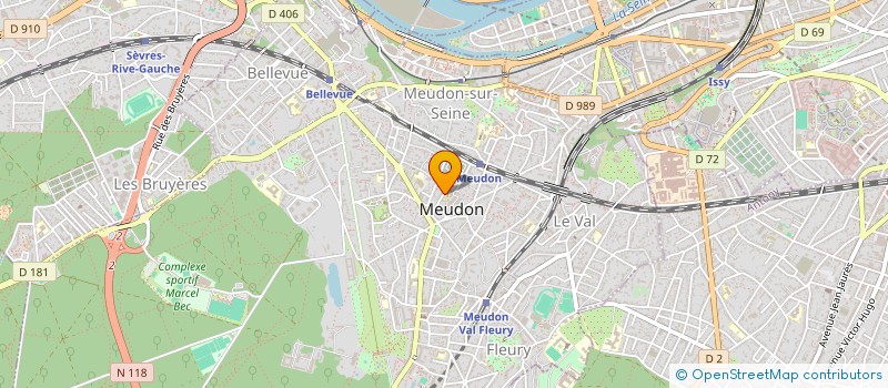 localisation de l'entreprise MONSIEUR JEAN CHRISTOPHE LAINE à MEUDON