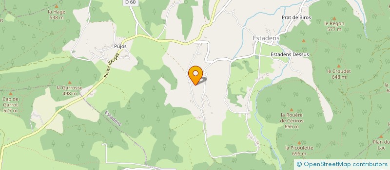 localisation de l'entreprise MONSIEUR JEAN-CHRISTOPHE LANCON  ESTADENS