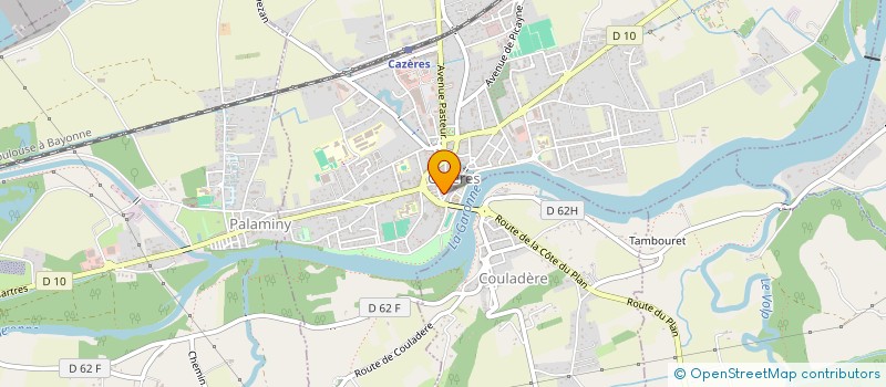 localisation de l'entreprise MONSIEUR JEAN-CHRISTOPHE LANZO  CAZERES