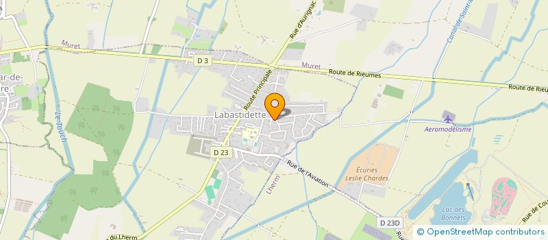 localisation de l'entreprise MONSIEUR JEAN CHRISTOPHE LE CLERC  LABASTIDETTE