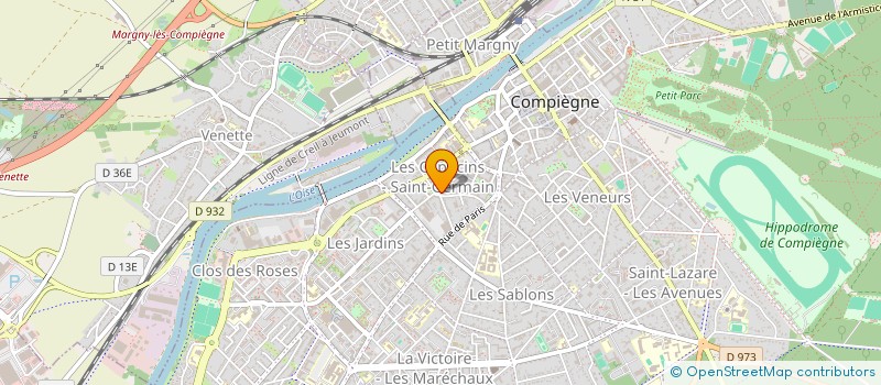localisation de l'entreprise MONSIEUR JEAN-CHRISTOPHE LE COZE  COMPIEGNE
