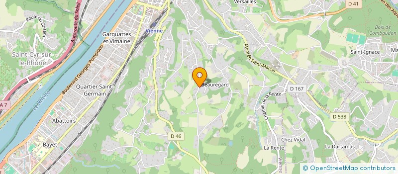 localisation de l'entreprise MONSIEUR JEAN-CHRISTOPHE LE GALL  VIENNE