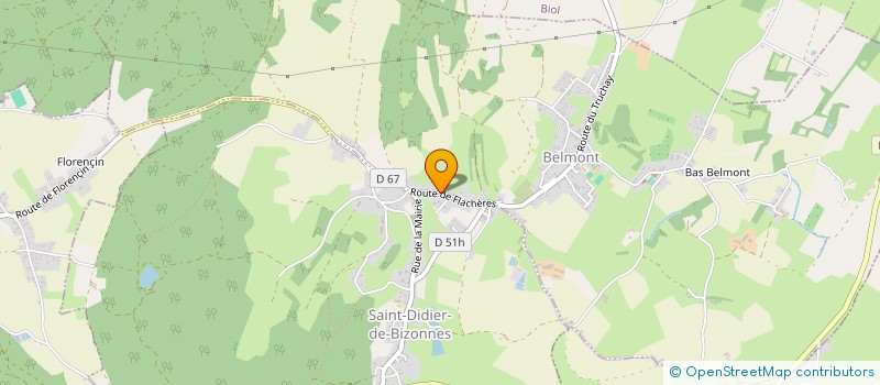 localisation de l'entreprise MONSIEUR JEAN CHRISTOPHE LECLERCQ  BELMONT