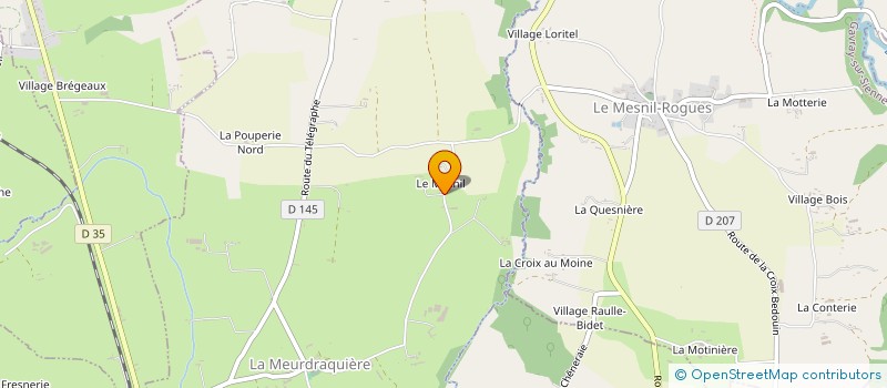 localisation de l'entreprise MONSIEUR JEAN CHRISTOPHE LEGENDRE  CERENCES