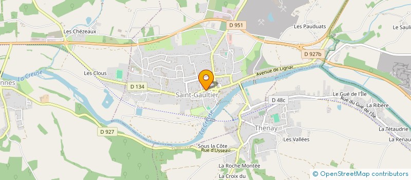 localisation de l'entreprise MONSIEUR JEAN-CHRISTOPHE LEGER à SAINT-GAULTIER
