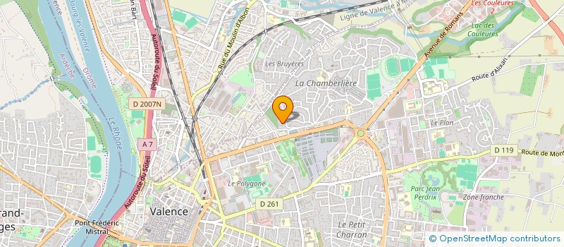 localisation de l'entreprise MONSIEUR JEAN CHRISTOPHE LELONG à VALENCE