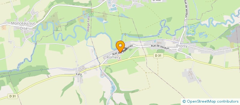 localisation de l'entreprise MONSIEUR JEAN-CHRISTOPHE LEMAIRE  ROMERY