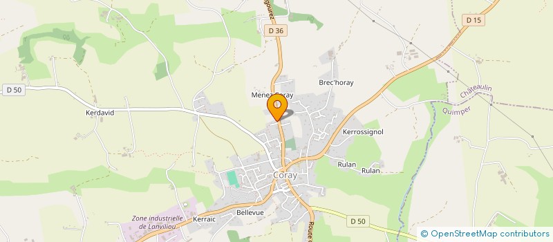 localisation de l'entreprise MONSIEUR JEAN CHRISTOPHE LEPRETRE  CORAY