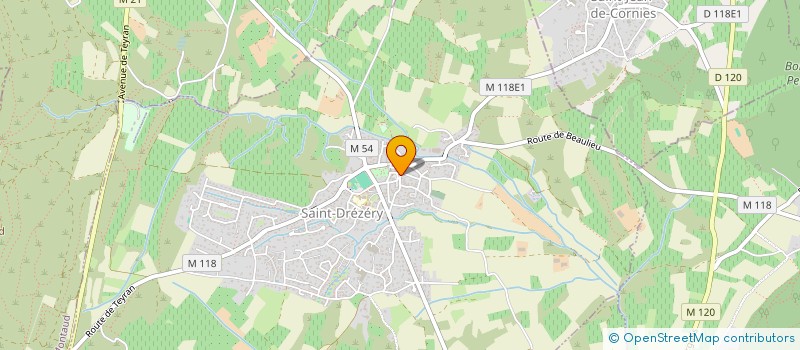 localisation de l'entreprise MONSIEUR JEAN-CHRISTOPHE LESCURE  SAINT-DREZERY