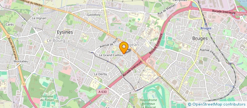 localisation de l'entreprise MONSIEUR JEAN CHRISTOPHE LESIEUR  EYSINES