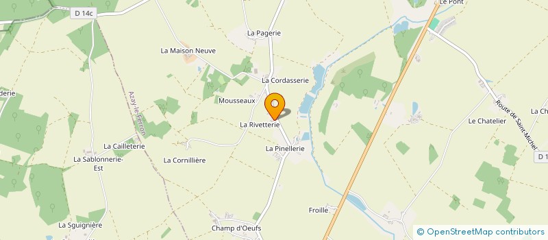 localisation de l'entreprise MONSIEUR JEAN CHRISTOPHE LESIEUR à AZAY-LE-FERRON