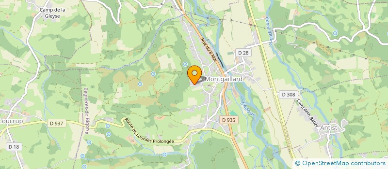 localisation de l'entreprise MONSIEUR JEAN-CHRISTOPHE LOPEZ  MONTGAILLARD