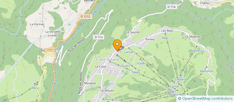 localisation de l'entreprise MONSIEUR JEAN-CHRISTOPHE LORAUX  CREST-VOLAND