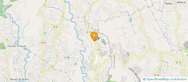 localisation de l'entreprise MONSIEUR JEAN-CHRISTOPHE LOUISOR  FORT-DE-FRANCE