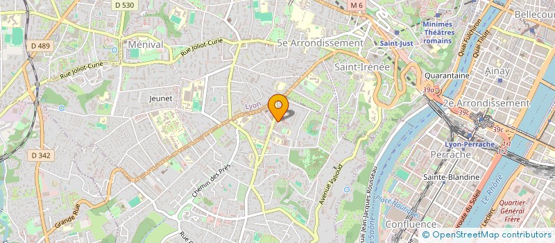 localisation de l'entreprise MONSIEUR JEAN-CHRISTOPHE LUQUE  SAINTE-FOY-LES-LYON