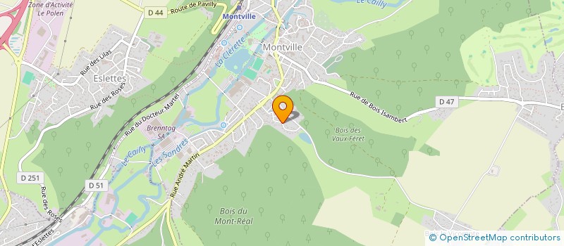 localisation de l'entreprise MONSIEUR JEAN-CHRISTOPHE MABIRE  MONTVILLE