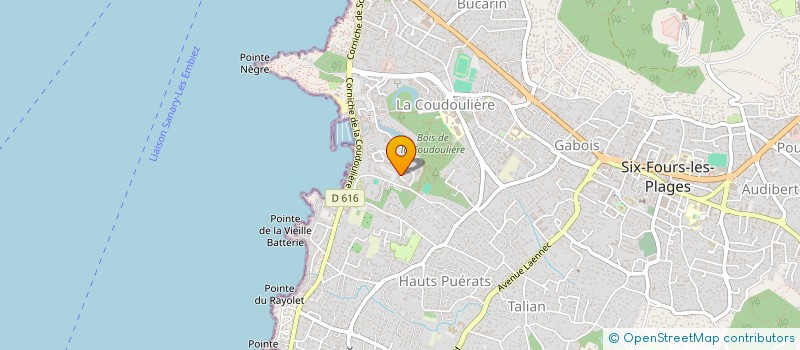 localisation de l'entreprise MONSIEUR JEAN-CHRISTOPHE MARCANTONI  SIX-FOURS-LES-PLAGES