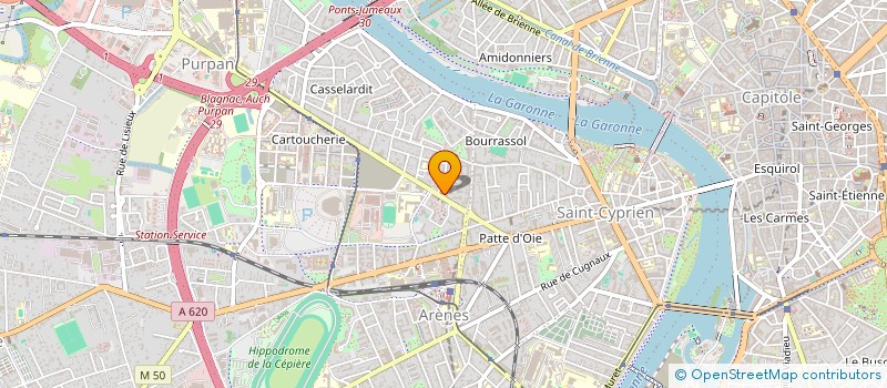 localisation de l'entreprise MONSIEUR JEAN-CHRISTOPHE MARTIN  TOULOUSE