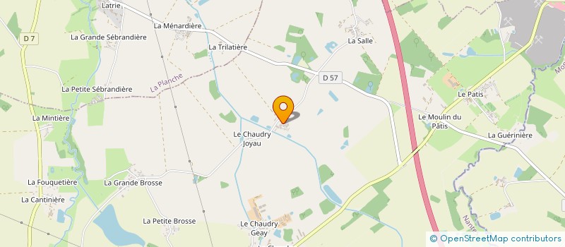 localisation de l'entreprise MONSIEUR JEAN CHRISTOPHE MARTINS  VIEILLEVIGNE