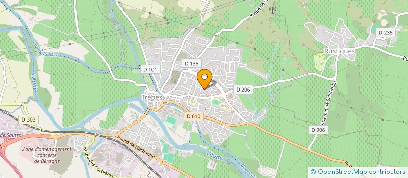 localisation de l'entreprise MONSIEUR JEAN-CHRISTOPHE MASSE  TREBES