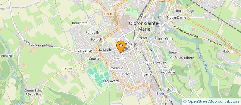 localisation de l'entreprise MONSIEUR JEAN-CHRISTOPHE MAYS à OLORON-SAINTE-MARIE