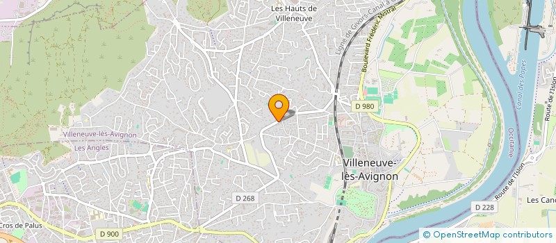 localisation de l'entreprise MONSIEUR JEAN CHRISTOPHE MEIFFREN  VILLENEUVE-LES-AVIGNON