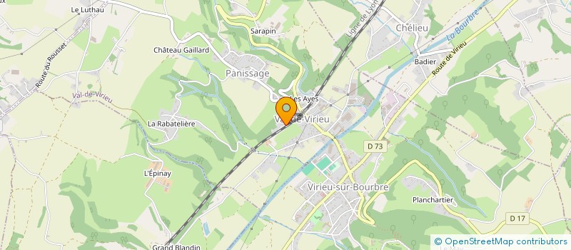 localisation de l'entreprise MONSIEUR JEAN-CHRISTOPHE MEIZO  VAL-DE-VIRIEU