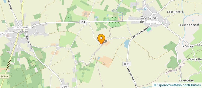 localisation de l'entreprise MONSIEUR JEAN-CHRISTOPHE MERCIER à COURCELLES-DE-TOURAINE