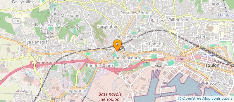 localisation de l'entreprise MONSIEUR JEAN-CHRISTOPHE MESTRIES  TOULON