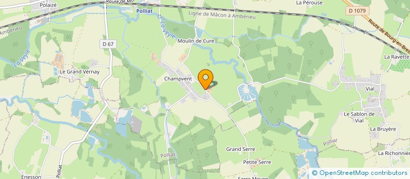 localisation de l'entreprise MONSIEUR JEAN-CHRISTOPHE MICHEL  POLLIAT