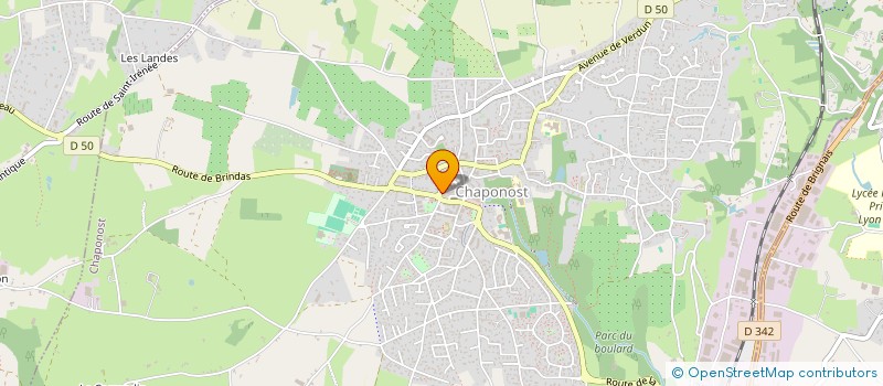 localisation de l'entreprise MONSIEUR JEAN-CHRISTOPHE MILAUD  SAINT-GENIS-LAVAL