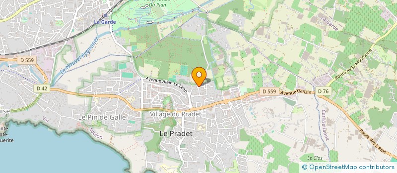 localisation de l'entreprise MONSIEUR JEAN-CHRISTOPHE MOET  LE PRADET