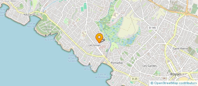 localisation de l'entreprise MONSIEUR JEAN-CHRISTOPHE MONTHEIL  VAUX-SUR-MER