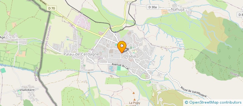 localisation de l'entreprise MONSIEUR JEAN-CHRISTOPHE MORALES  OSSEJA