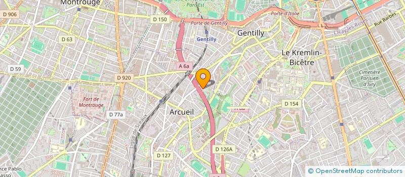 localisation de l'entreprise MONSIEUR JEAN-CHRISTOPHE MOUGENOT  ARCUEIL