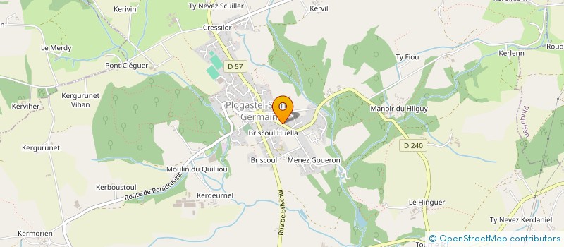 localisation de l'entreprise MONSIEUR JEAN CHRISTOPHE MOURRAIN à PLOGASTEL-SAINT-GERMAIN