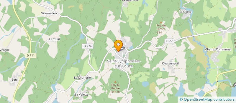 localisation de l'entreprise MONSIEUR JEAN-CHRISTOPHE NEOLLIER-PRADELLE à SAINT-PARDOUX-LE-LAC