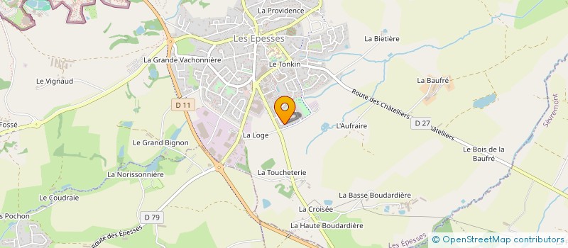 localisation de l'entreprise MONSIEUR JEAN CHRISTOPHE NICOLEAU à LES EPESSES
