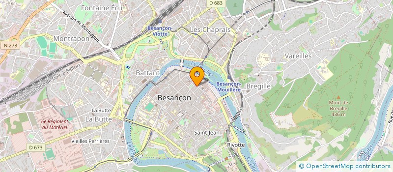 localisation de l'entreprise MONSIEUR JEAN-CHRISTOPHE NORMAND à BESANCON
