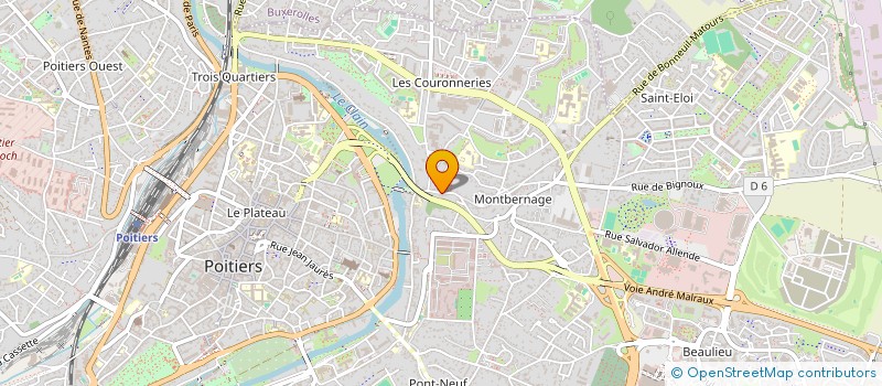 localisation de l'entreprise MONSIEUR JEAN CHRISTOPHE NUGUES à POITIERS