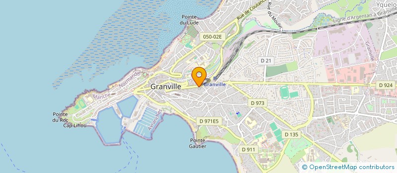 localisation de l'entreprise MONSIEUR JEAN-CHRISTOPHE OLIVIER  GRANVILLE