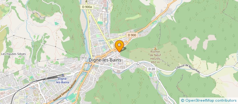 localisation de l'entreprise MONSIEUR JEAN-CHRISTOPHE PARISI-FAURE  DIGNE-LES-BAINS